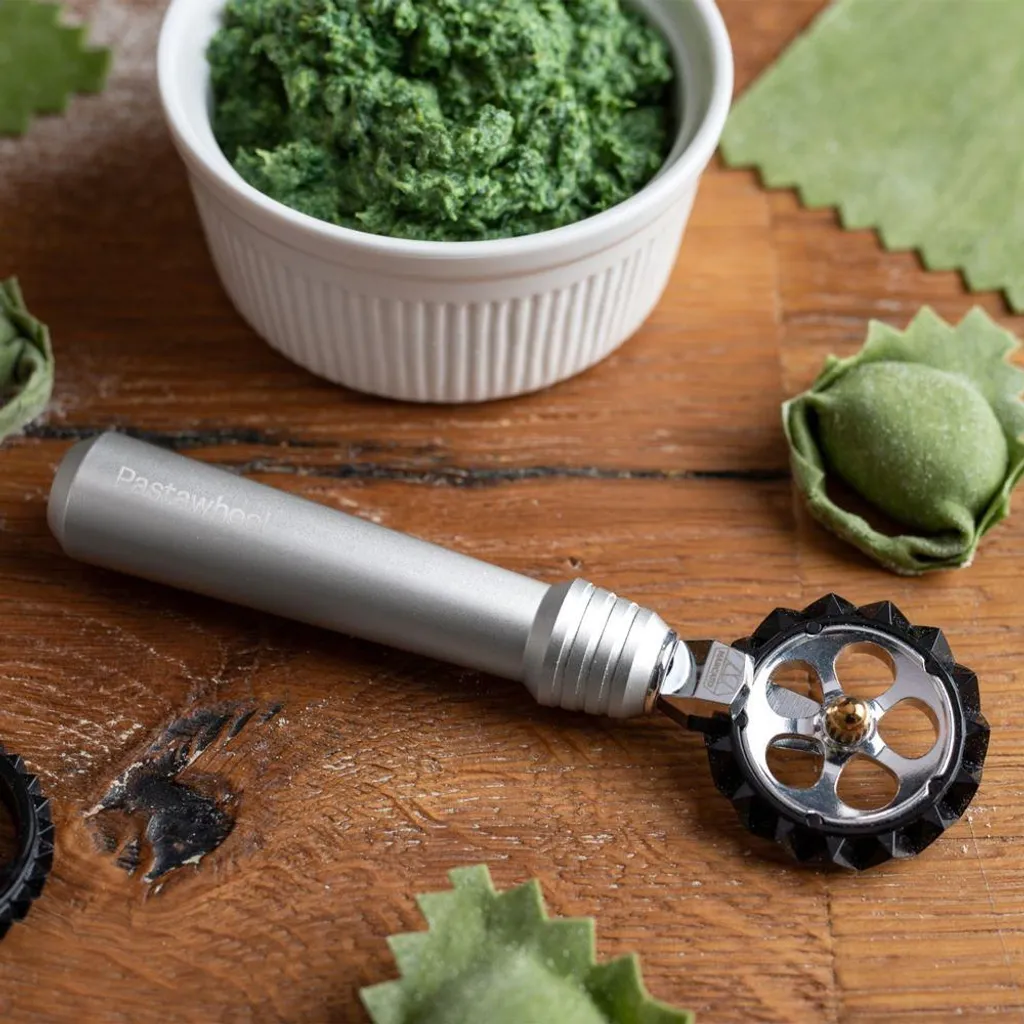 Coupe-pâte Multi-lames Marcato 3in1 Argent - Roulette à Pâtisserie Pro