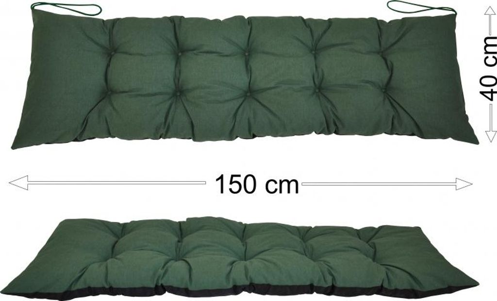 Podsedák 150x40 tmavě zelený melír Obrázek produktu 