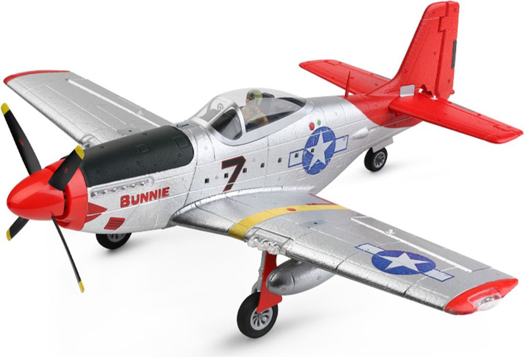 XK A280 P-51 3D/6G system 560 mm rozpiętość skrzydeł 2.4 Zdjęcie produktu 