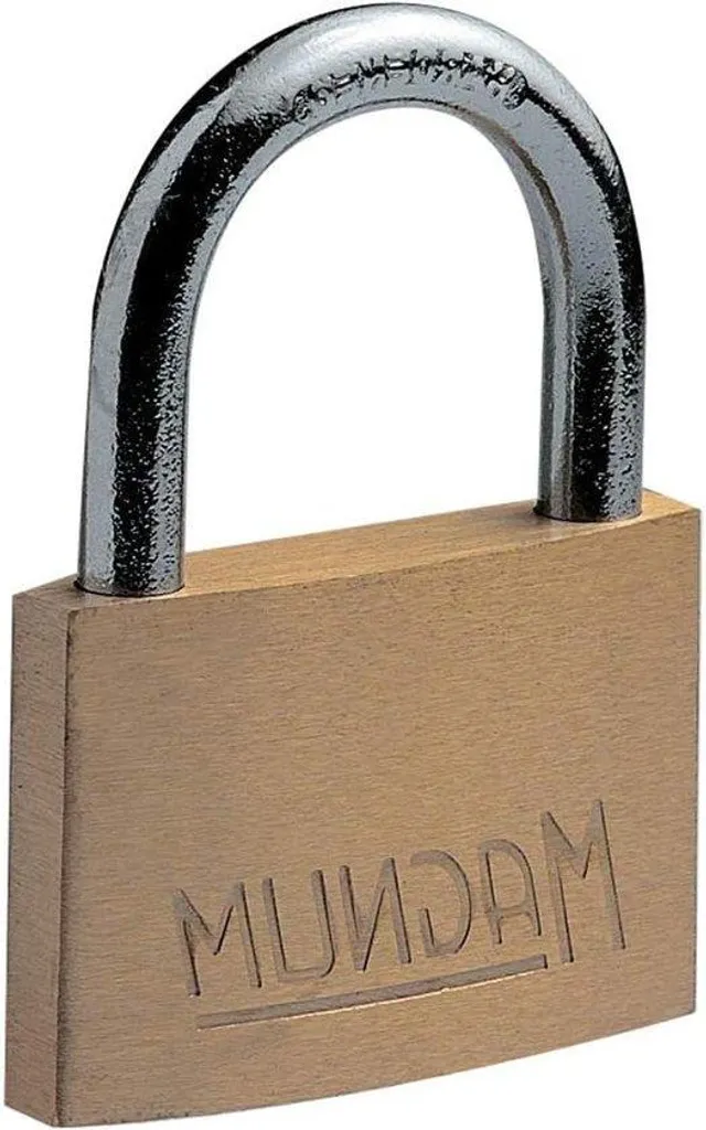 Cadenas anti-corrosion 30 mm finition laiton pour protection de coffres