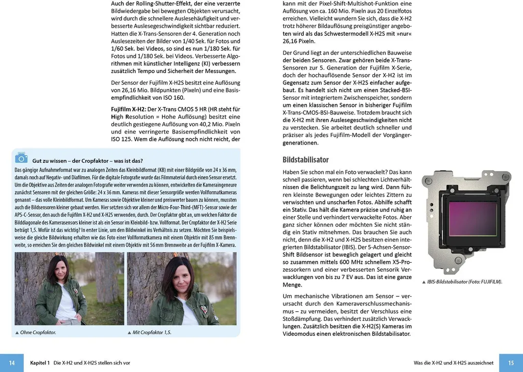 Fujifilm X-H2 et X-H2S Stabilisation IBIS et Autofocus IA Haute Vitesse