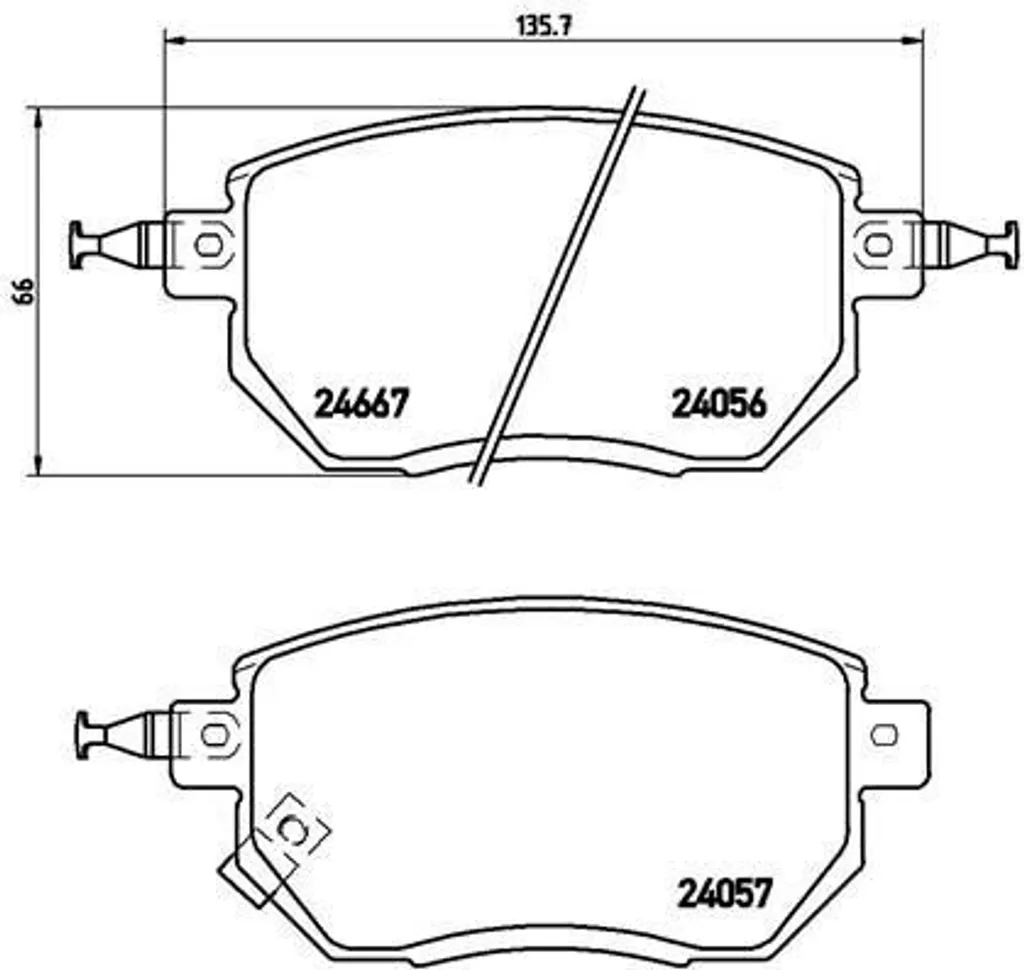 Stopper les Sifflements avec les Plaquettes Brembo P 56 051 Maxima VI