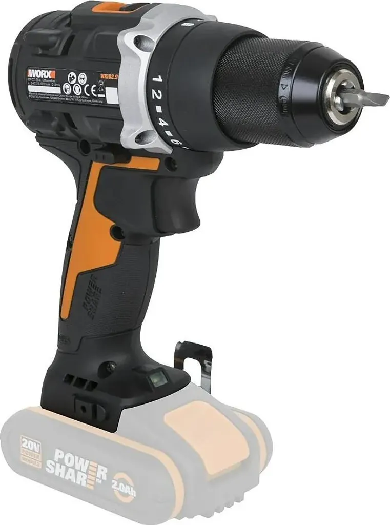 Perceuse sans fil WORX Nitro 20V WX102.9 moteur Brushless 60Nm sans fil - 3