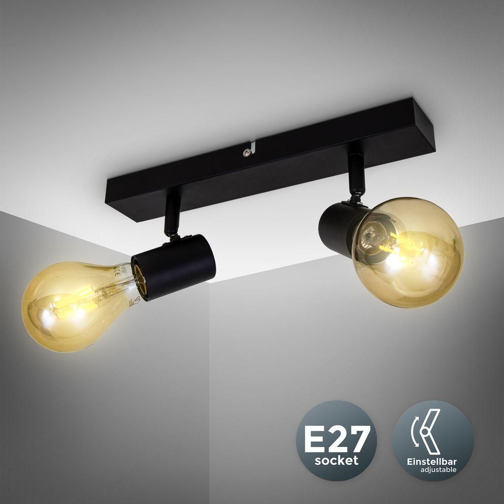 Lampa sufitowa retro lampa sufitowa vintage spot matowy Zdjęcie produktu 