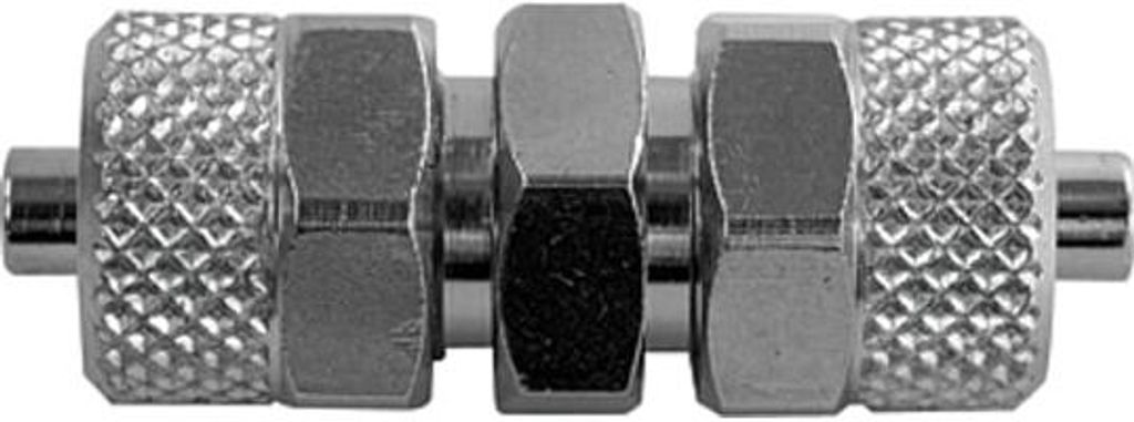 Riegler Gerader Verbinder »value line«, für Schlauch 10/8, Messing vern.