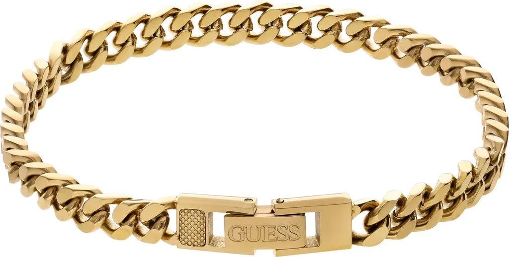 Guess Bracciale Uomo Oro LINK CITY | Acciaio Inossidabile Nichel Free