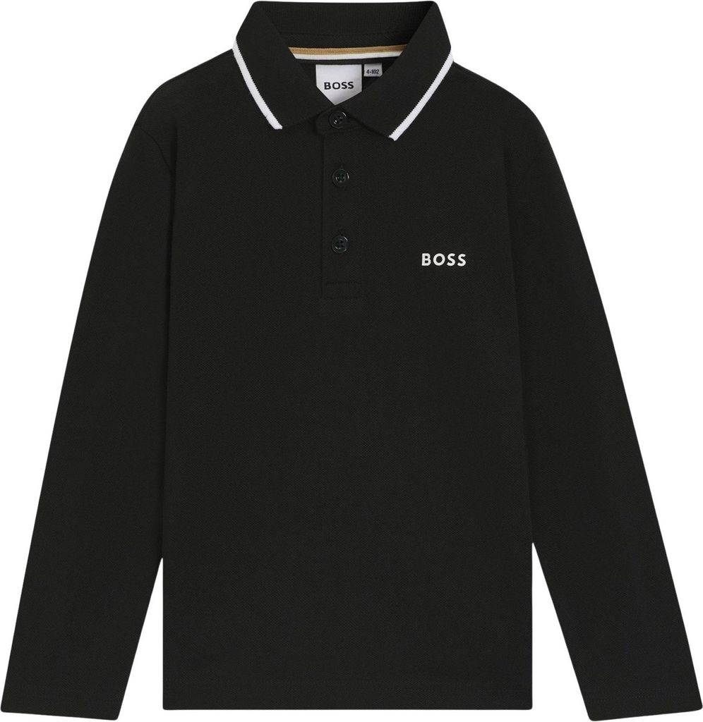 Boss Long Sleeve Poloshirt Junior