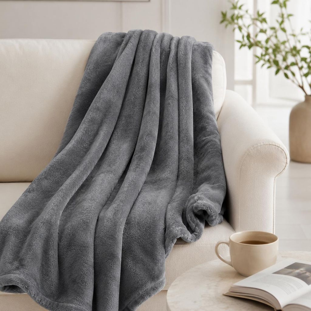 Premium-Kuscheldecke 200x220 cm, weich und flauschig, für