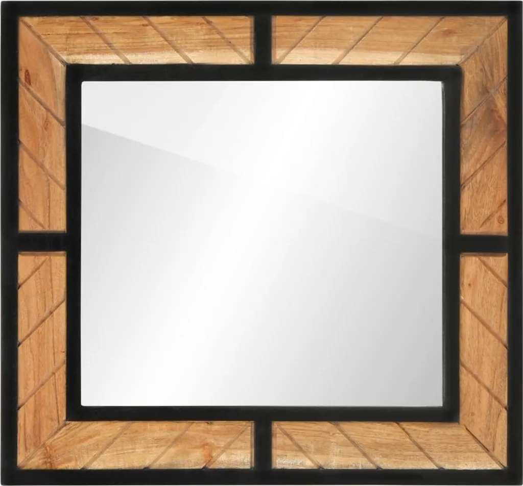 Specchio da bagno 60x1x55 cm in legno massiccio di acacia