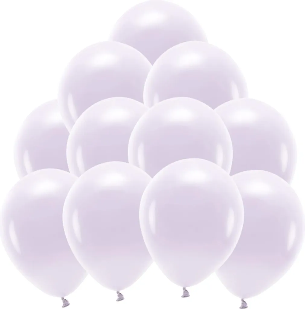 Ballons violets pastel 12 pouces 100 pièces opaques pour déco sans échec