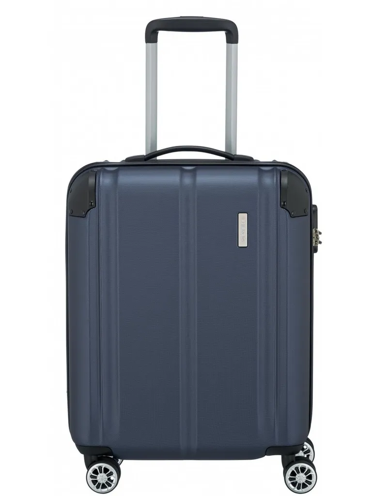 Trolley Travelite City Blu Marine: Bagaglio a Mano 4 Ruote ABS