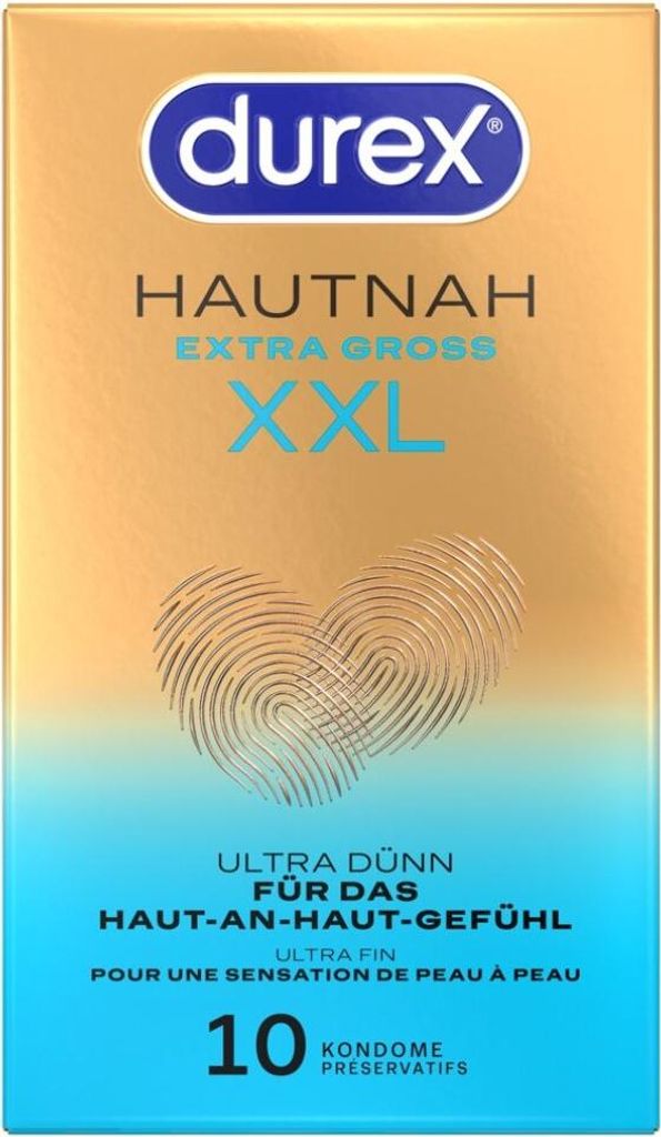 Durex Hautnah Extra Groot, 10 stuks Productafbeelding 