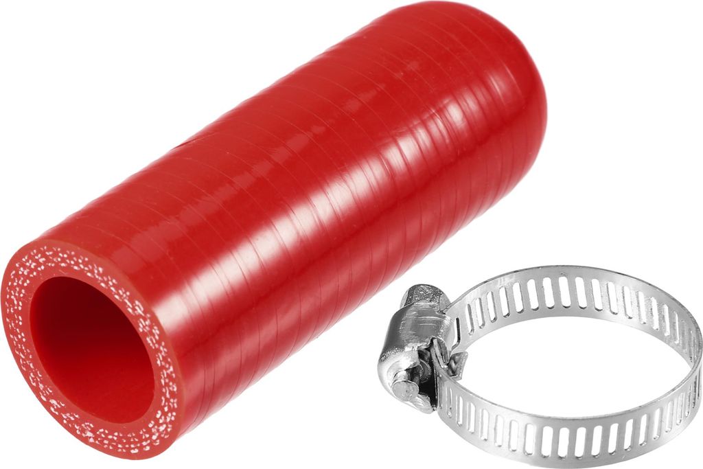 1 Satz 22mm 0,87" ID Universal Silikonschlauchkappe - Auto - Silikon Rot