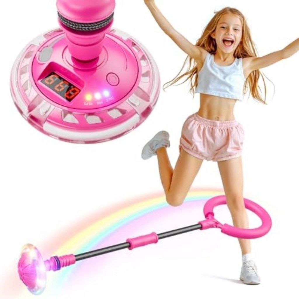 Minicee LED Springseil Kinder Springring mit Zähler Timer Produktbild 