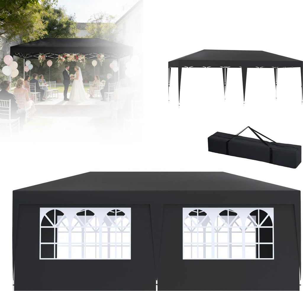 Skládací pavilon LZQ 3x6 m, ochrana proti UV záření, Obrázek produktu 