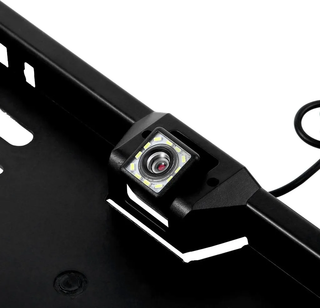 Caméra de recul HD avec 12 LED infrarouges plaque Europe CCD