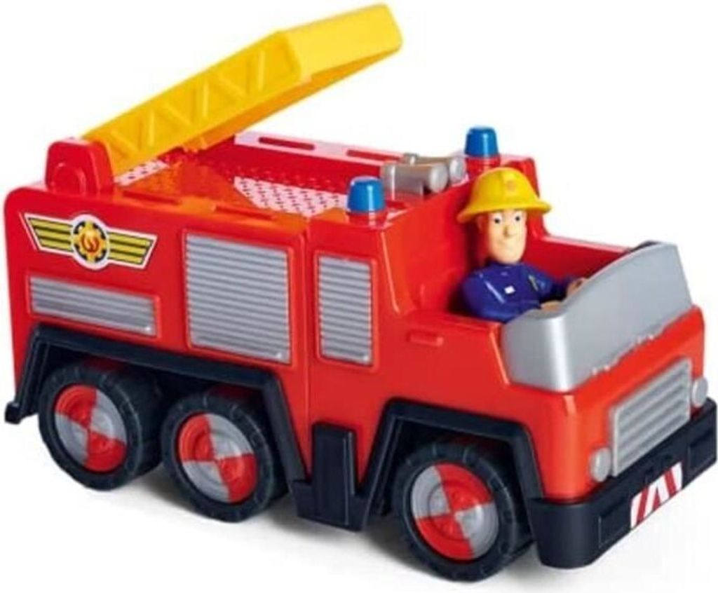Feuerwehrmann Sam Minifahrzeug SILVERTORN Jupiter-Truck inklusive beweglicher Figur ab 3 Jahren