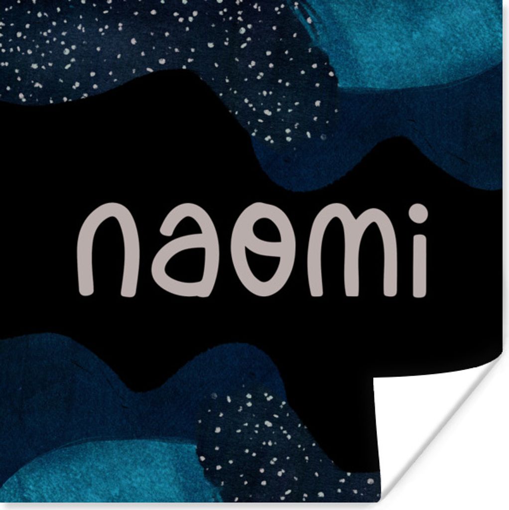 MuchoWow Poster Naomi - Pastell - Mädchen 30x30 cm - Wandposter - Printing