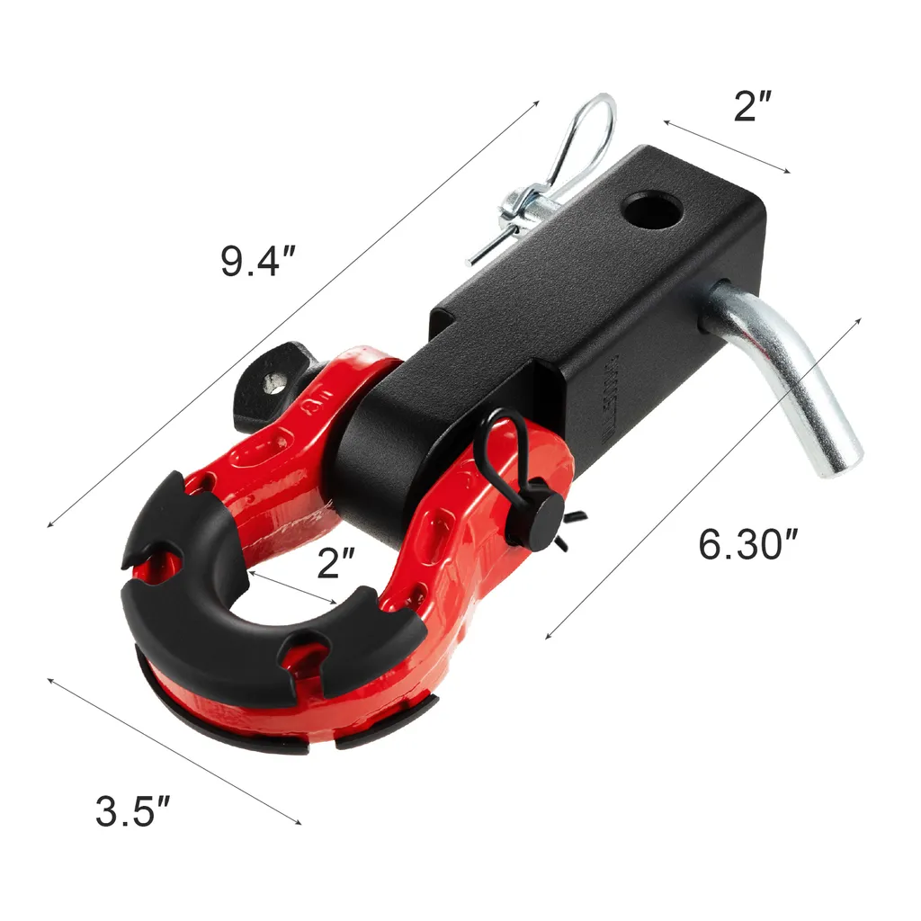 Gancio Recupero Fuoristrada SucceBuy 30T - Kit con Grillo e Perno 2" - 8