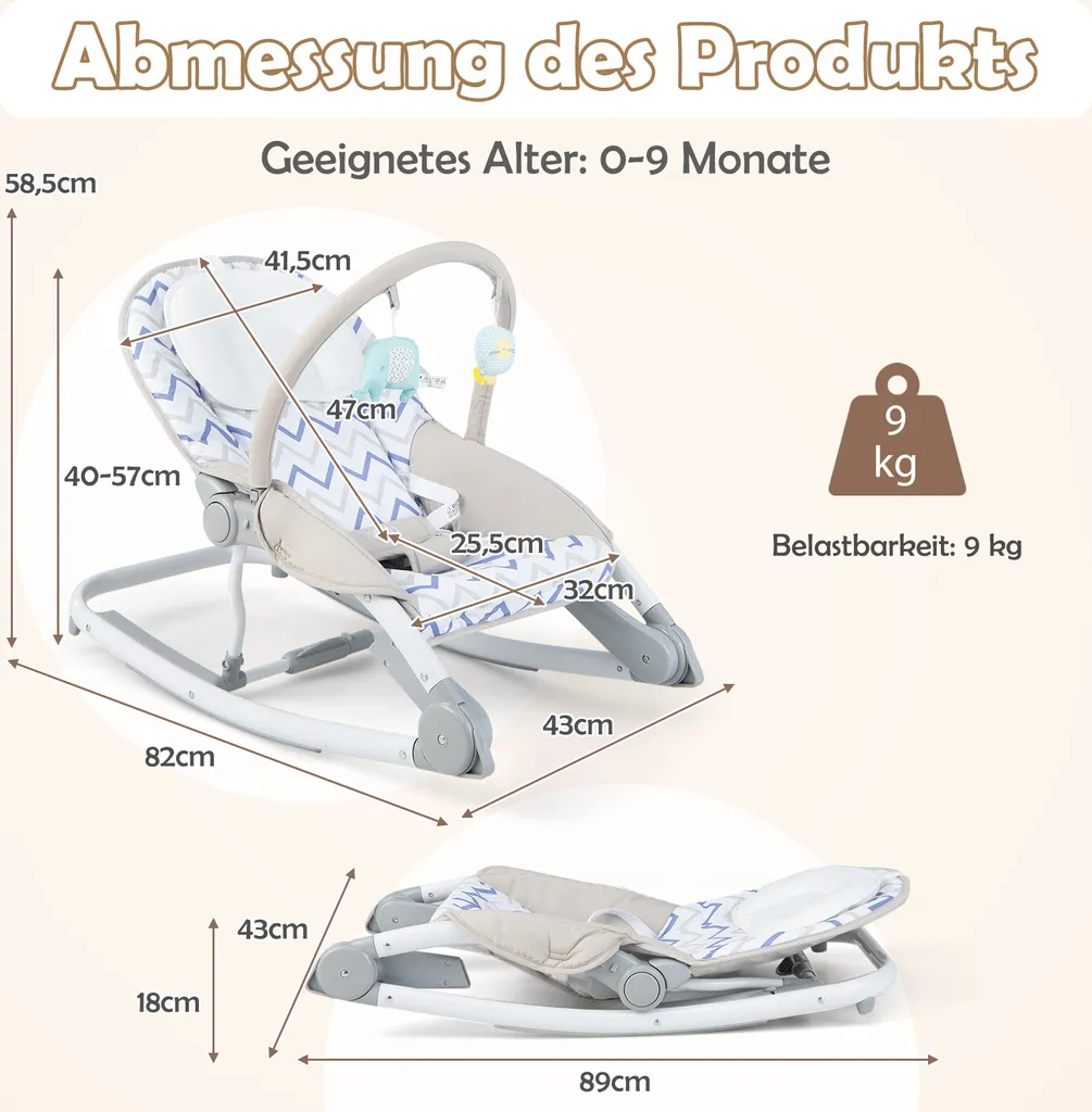 Balançoire Bébé Gain de Place Pliable : Solution pour Petits Espaces - 2
