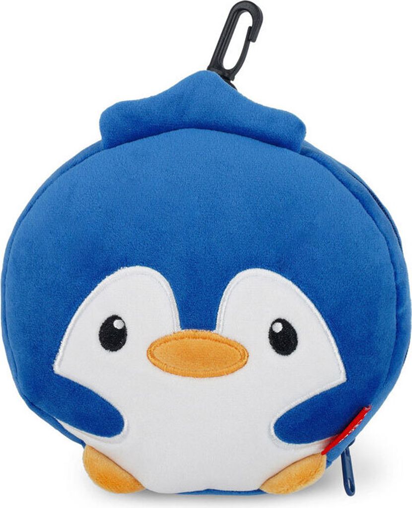 Legami S.p.A. Societa Benefit Kissen m. Schlafmaske Pinguin blau