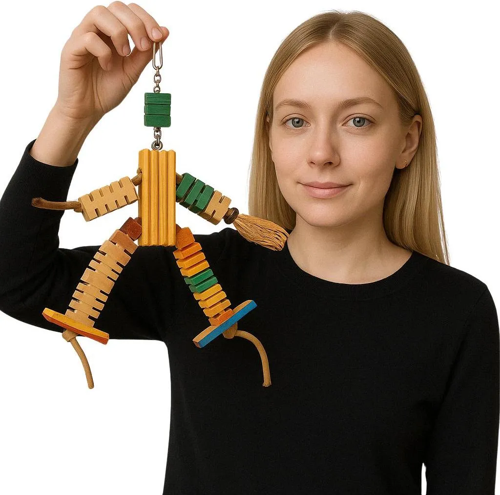 Sammy Robot Pappagalli: Gioco Foraging e Anti-Stress in Materiali Bio