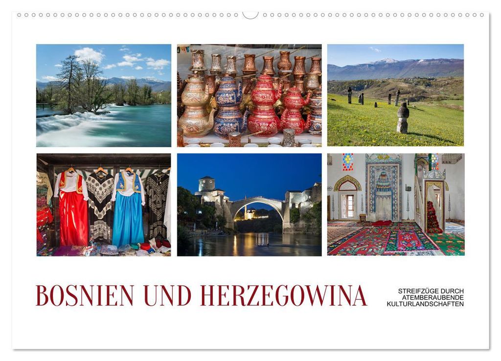 Bosnien und Herzegowina - Streifzüge durch atemberaubende Kulturlandschaften (Wandkalender 2027 DIN A2 quer), CALVENDO Monatskalender