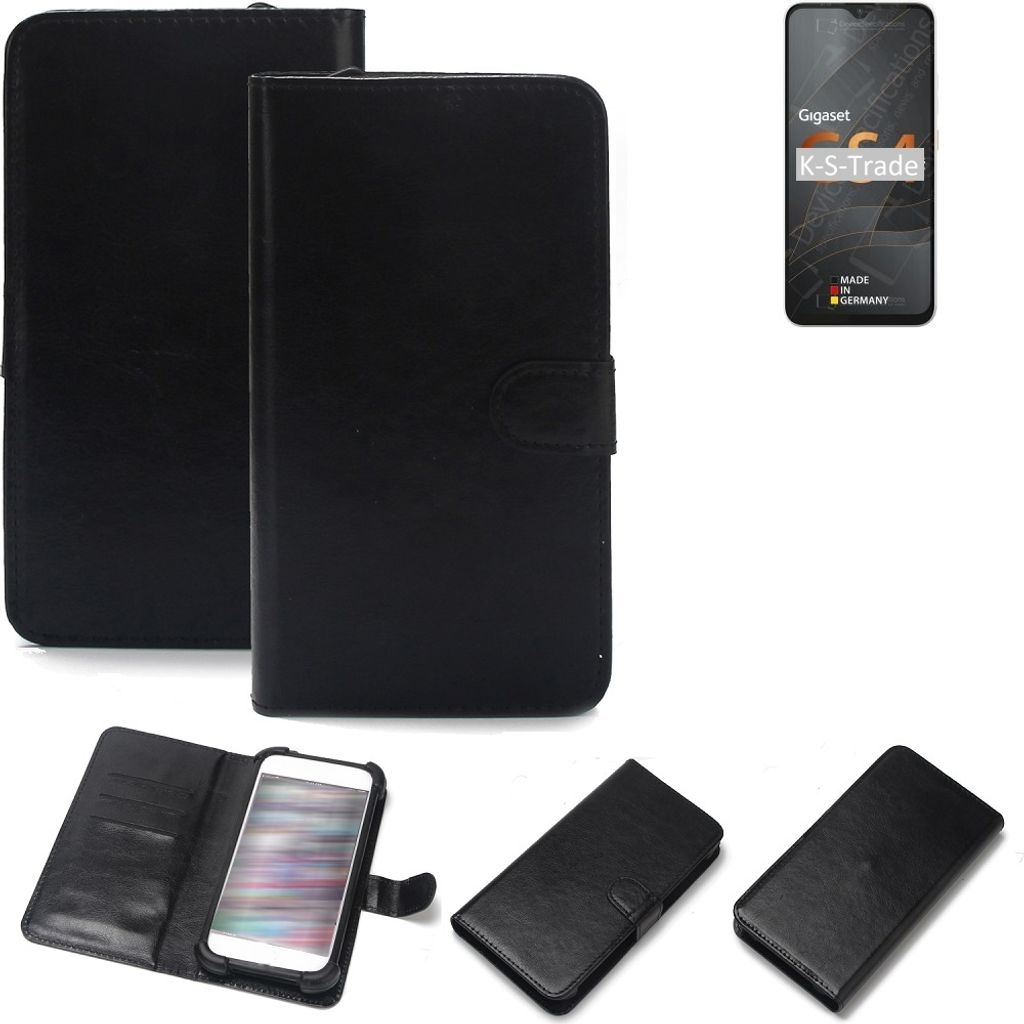 K-S-Trade Handyhülle Schutzhülle kompatibel mit Gigaset GS4 Handy Schutz Hülle Handyhülle Bumper schwarz 1x