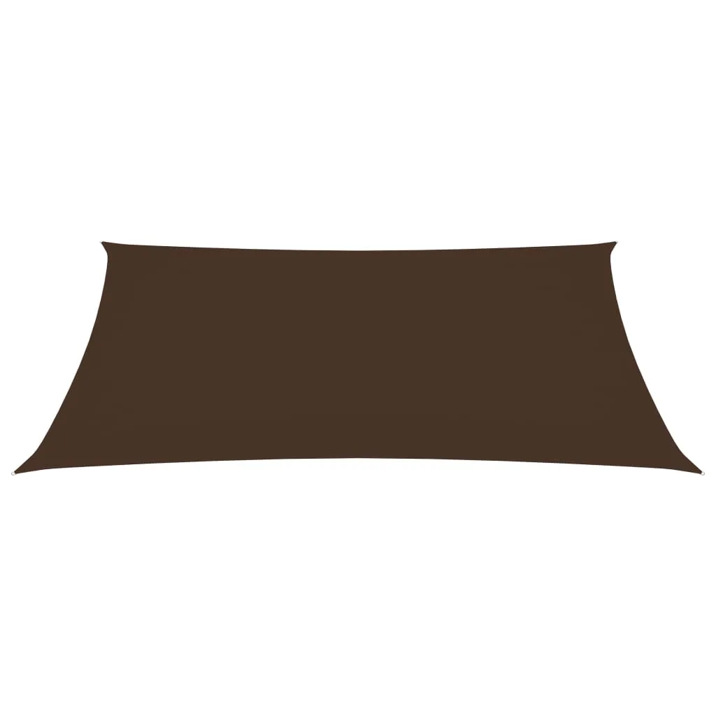 vidaXL Sun Sail Oxford Tessuto rettangolare 3x4,5 m Marrone - 11