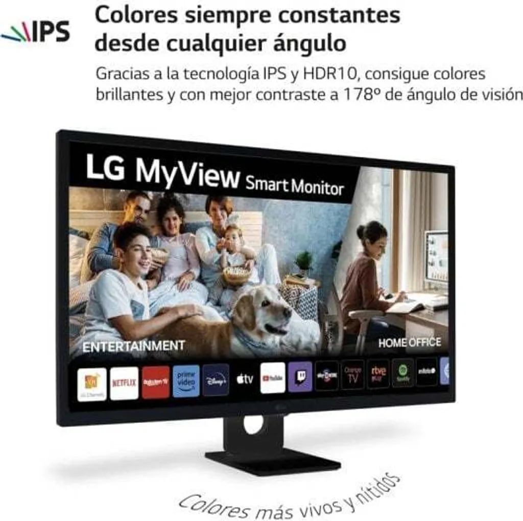 Écran Connecté LG 27SR50F-B 27 Pouces IPS avec Applications de Streaming - 13