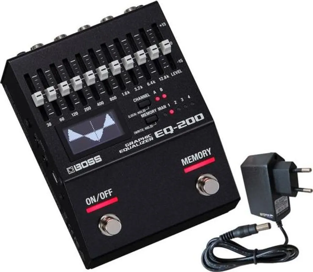 Boss EQ-200 égaliseur graphique pour sculpter le son de scène
