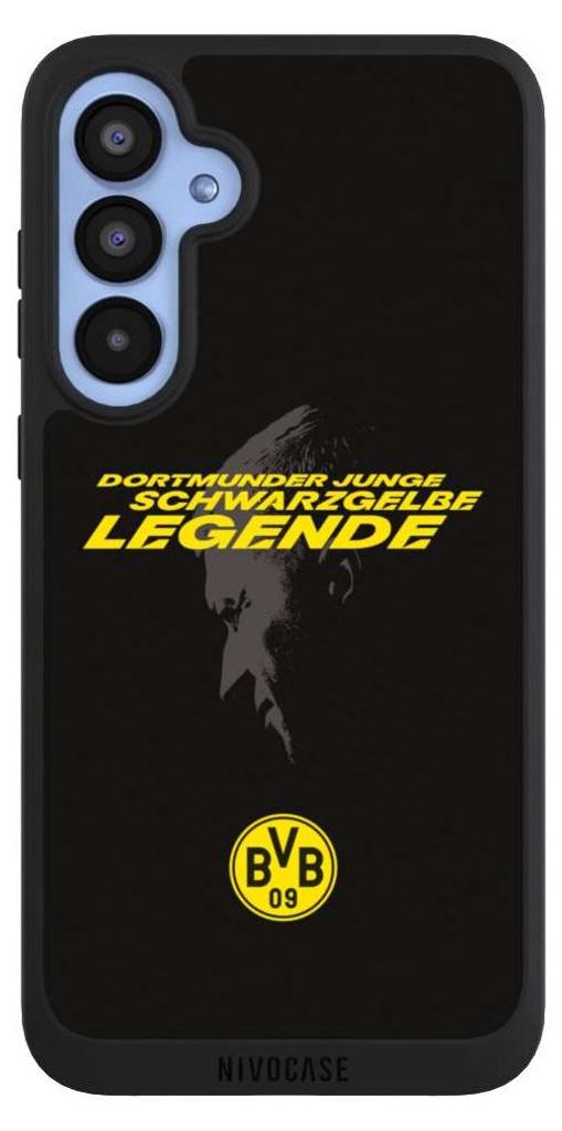 NIVOCASE Handyhülle für Samsung Galaxy A55 5G Hülle NIVOpure Case Schwarz BVB Borussia Dortmund Marco Reus