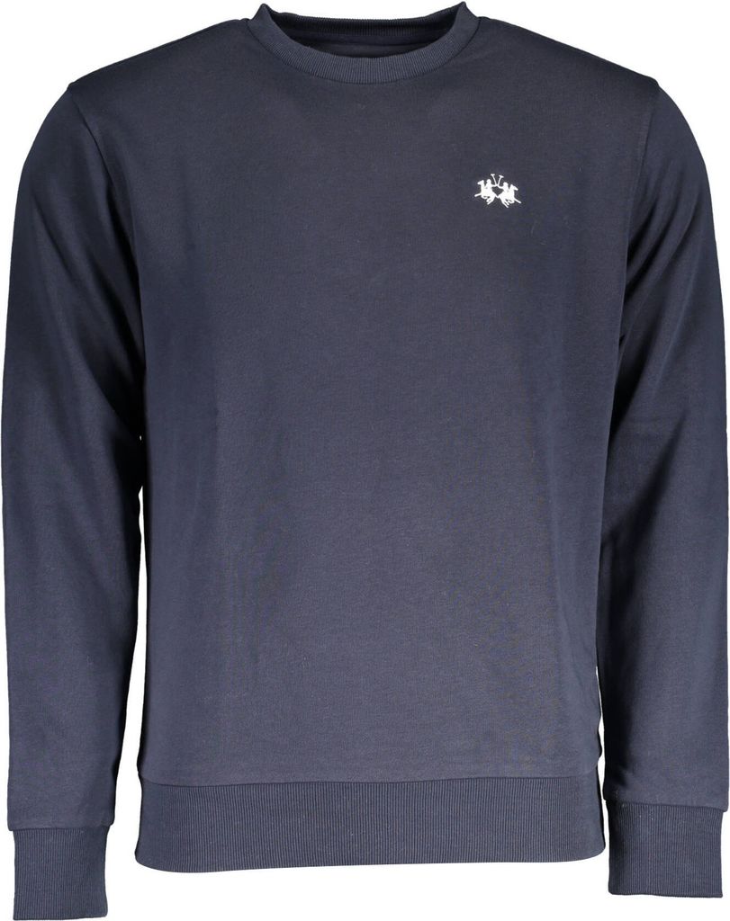 LA MARTINA Herren Langarm-Sweatshirt Blau XMF004-FP548_BLU_07017 : Größe - M Größe: M