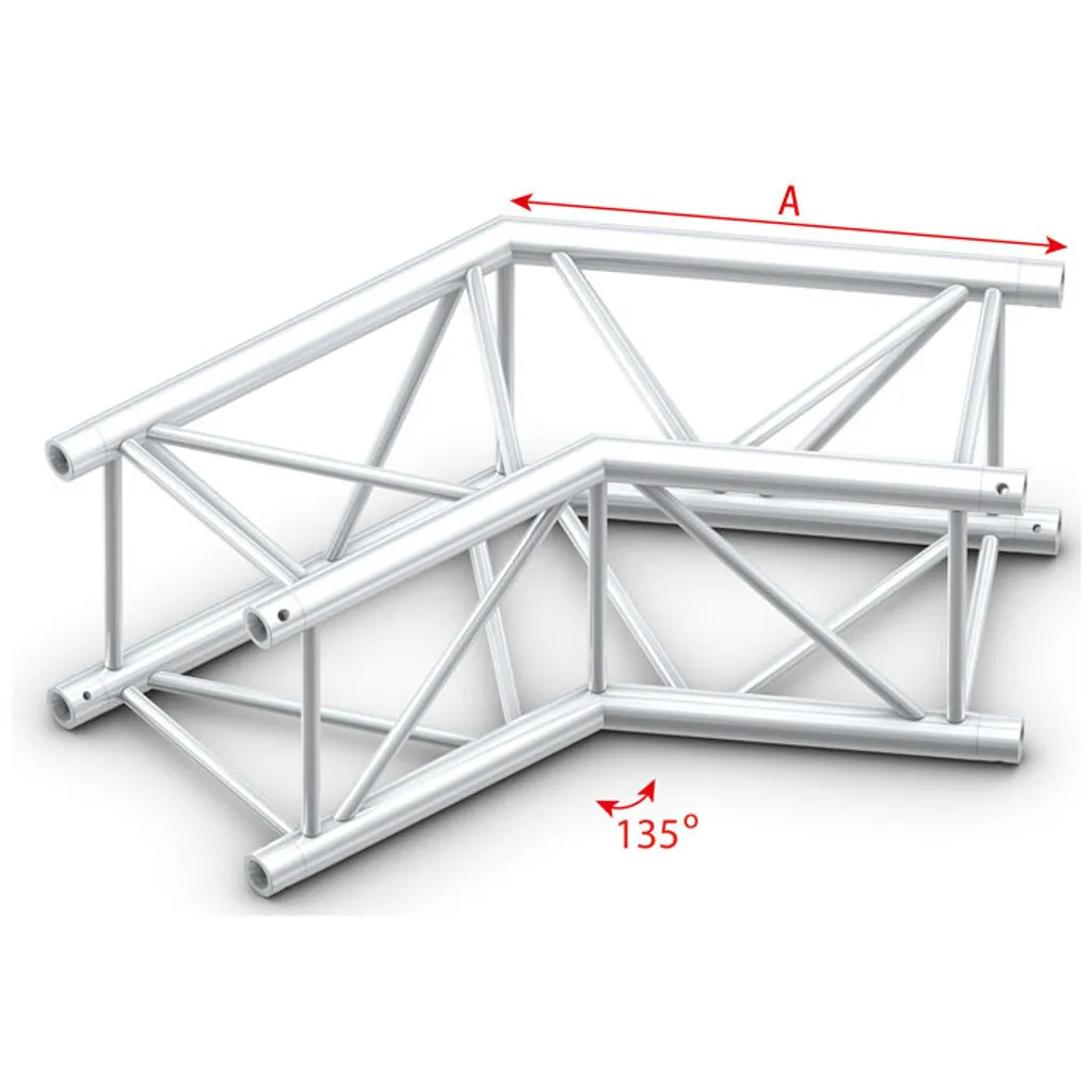 Angle Structure 135° Milos Pro-40 QCLF23 pour Montage Scène Haute Sécurité