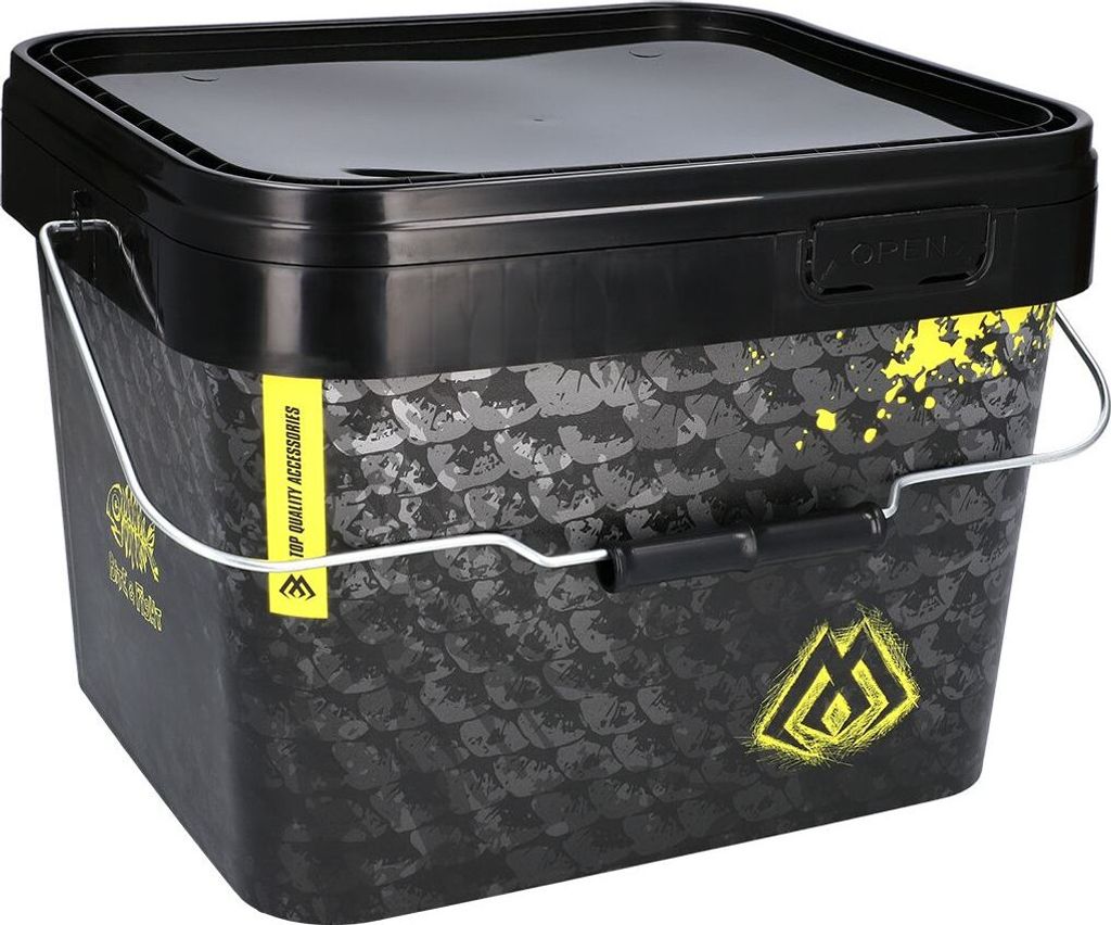 MIKADO 10L Square Bait Bucket Seau à nourriture avec Image du produit 