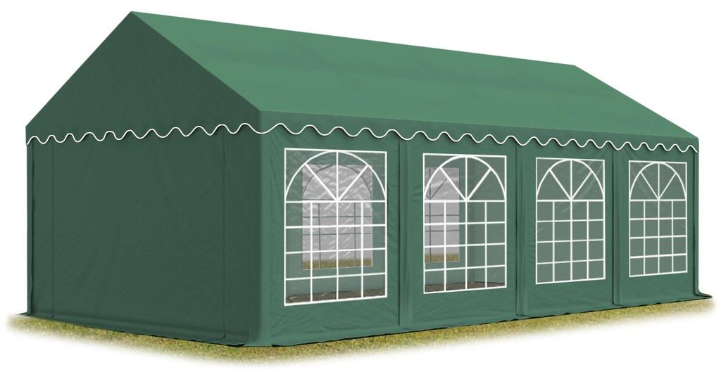 TOOLPORT Partyzelt Festzelt 4x8 m Garten-Pavillon PVC Plane Produktbild 
