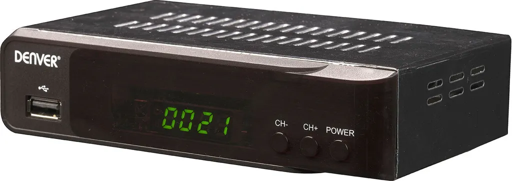 Ricevitore Denver DVBS-206HD: DVB-S2, LAN e USB Multimedia Player