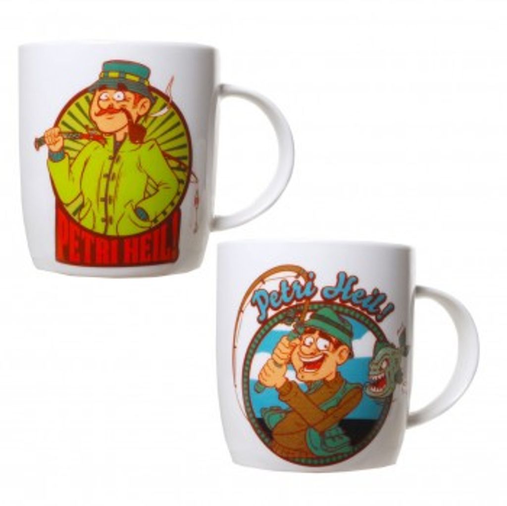 Tasse Kaffeetasse Petri Heil- Geschenke für Angler