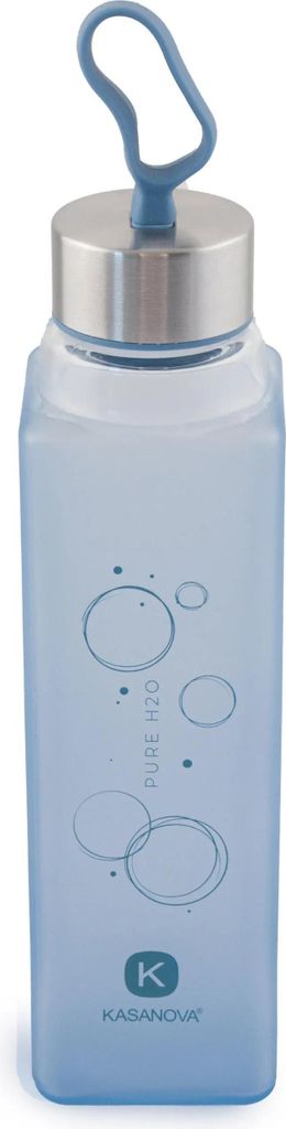 Flasche Kasanova Pure Bottiglia 420ml Blu Blue