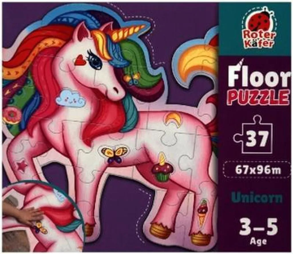 Puzzle de sol licorne magique lavable et isolant en mousse souple - 2