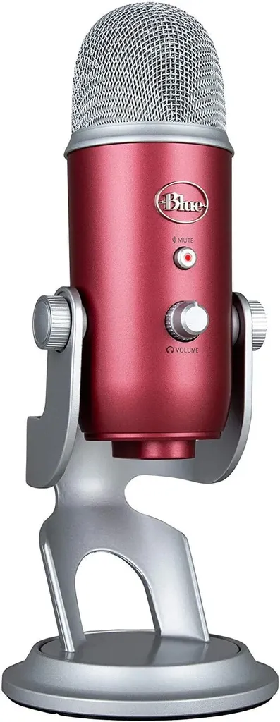 Microphone USB Stéréo Logitech G Blue Yeti Red pour Streaming Professionnel