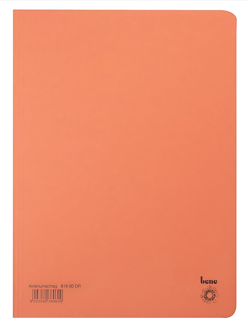 Aktenumschlag, A4, 250g/m2, orange, für. ca. 250 Blatt