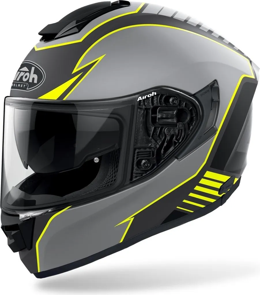 Casque Airoh ST 501 Type jaune mat 2XL : confort et sécurité en 63 cm