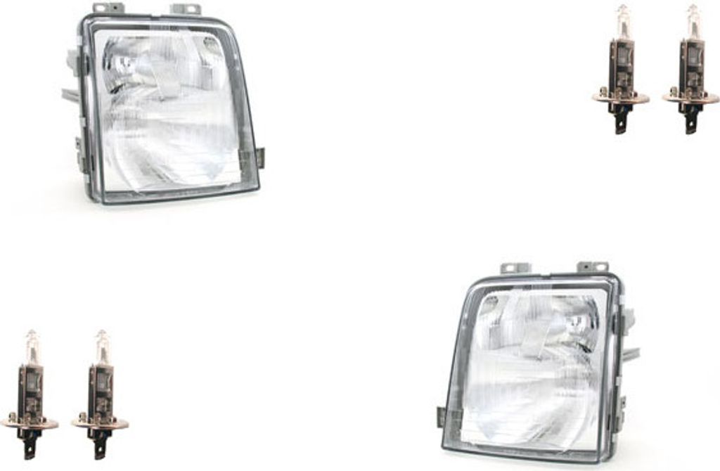 Johns, Scheinwerfer Halogen passend für VW LT 2D 05/96-07/06 mit H1 H1 Set Links Rechts 2D1941015 2D1941016