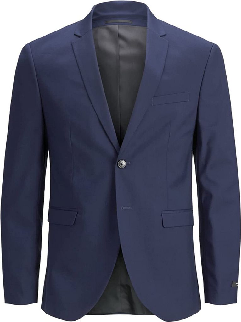 Jack & Jones 12203557_1220_164, Männlich, Blau, Blazer, Kind, Medieval Blue, Spreizkragen
