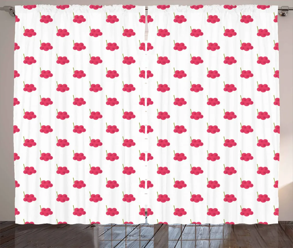 Tenda Rustica Summer Berry 280x175 cm | Abakuhaus Rosa e Verde Elegante
