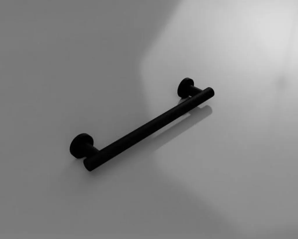 Barre de maintien douche en laiton noir DARK 47x9x6,5 cm sécurisée - 3