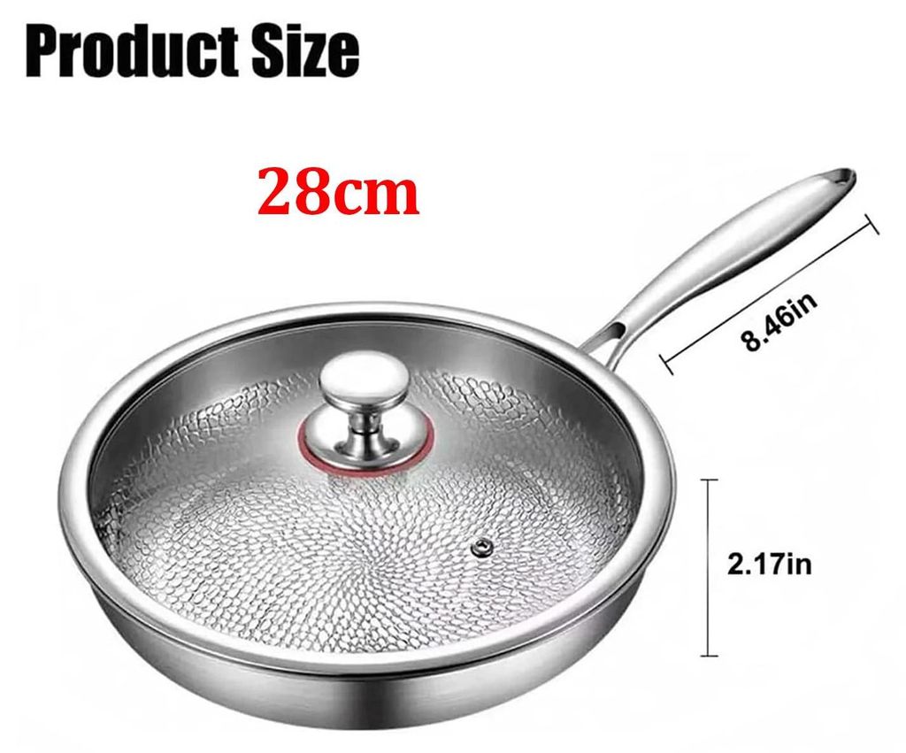 Patelnia z czystego tytanu - średnica 28 cm - powłoka Zdjęcie produktu 