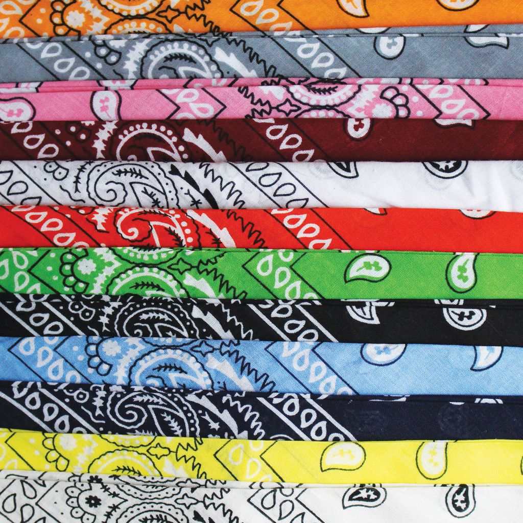 Kurtzy Baumwolle Bandana Set (12er Pack) - Multifunktionale Produktbild 9
