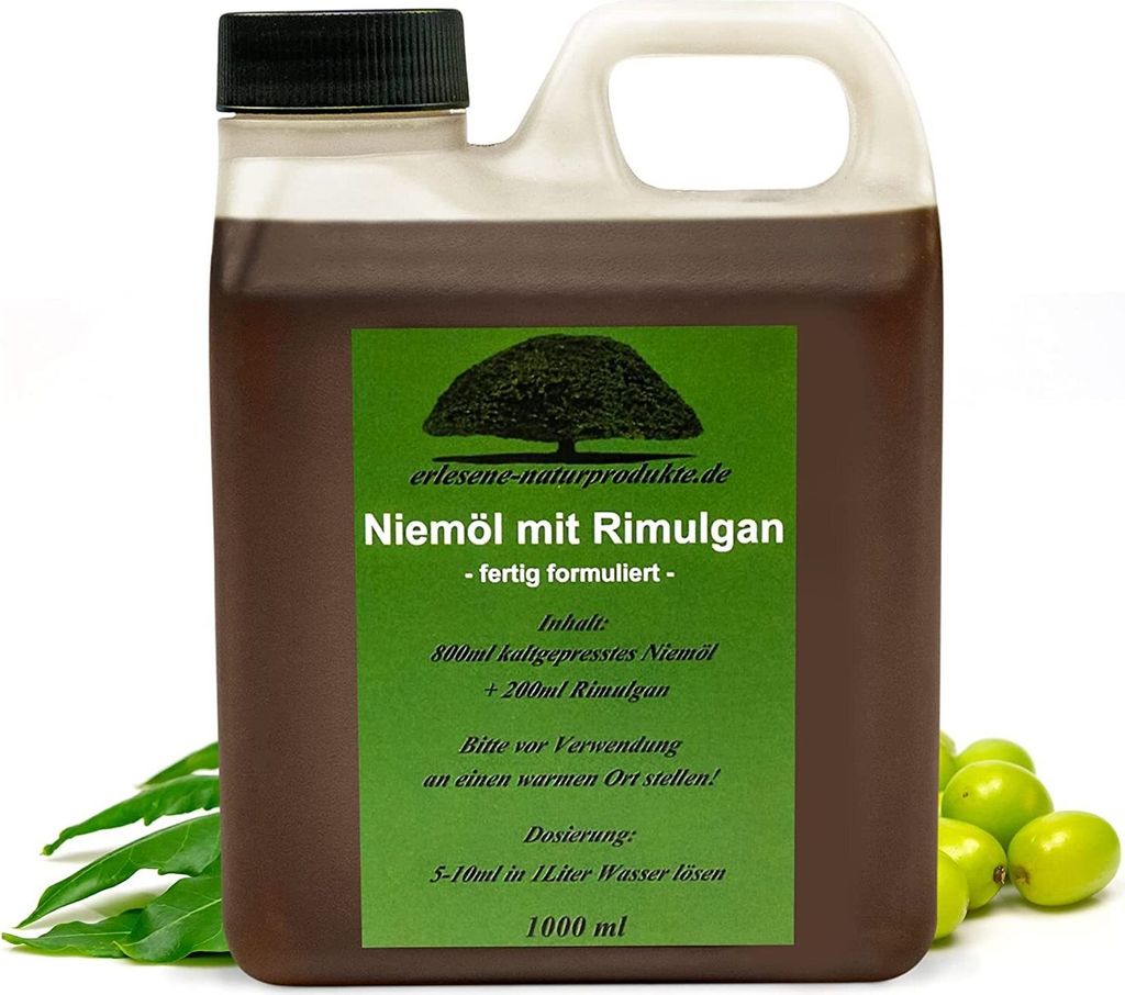 Niemöl Neemöl mit Rimulgan 1L *FERTIG GEMISCHT*  Konzentrat Produktbild 